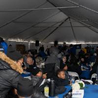 View of Homecoming Tent